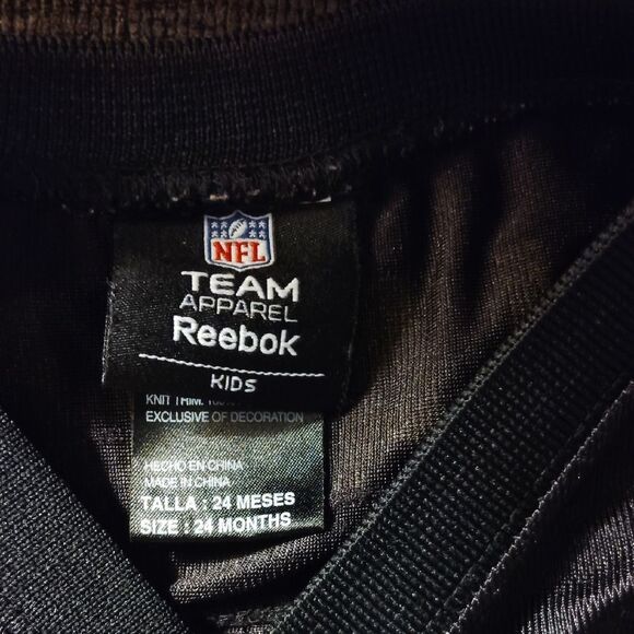 NFL Kids Black and Gold Jersey - Picture 2 of 4